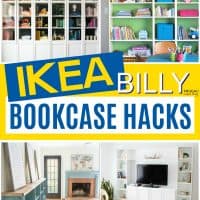 18 Creative IKEA BILLY Bookcase Hack Ideas
