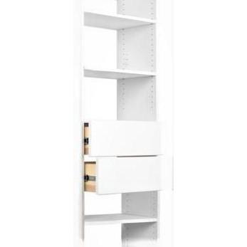 SET OF (2) SOLID WOOD DOVETAIL DRAWERS