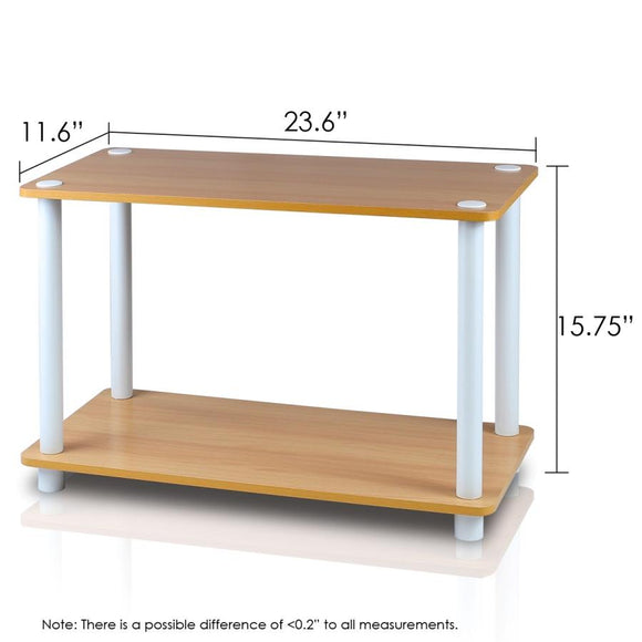 Furinno 2-Tier End Tables 11250-SET-BE
