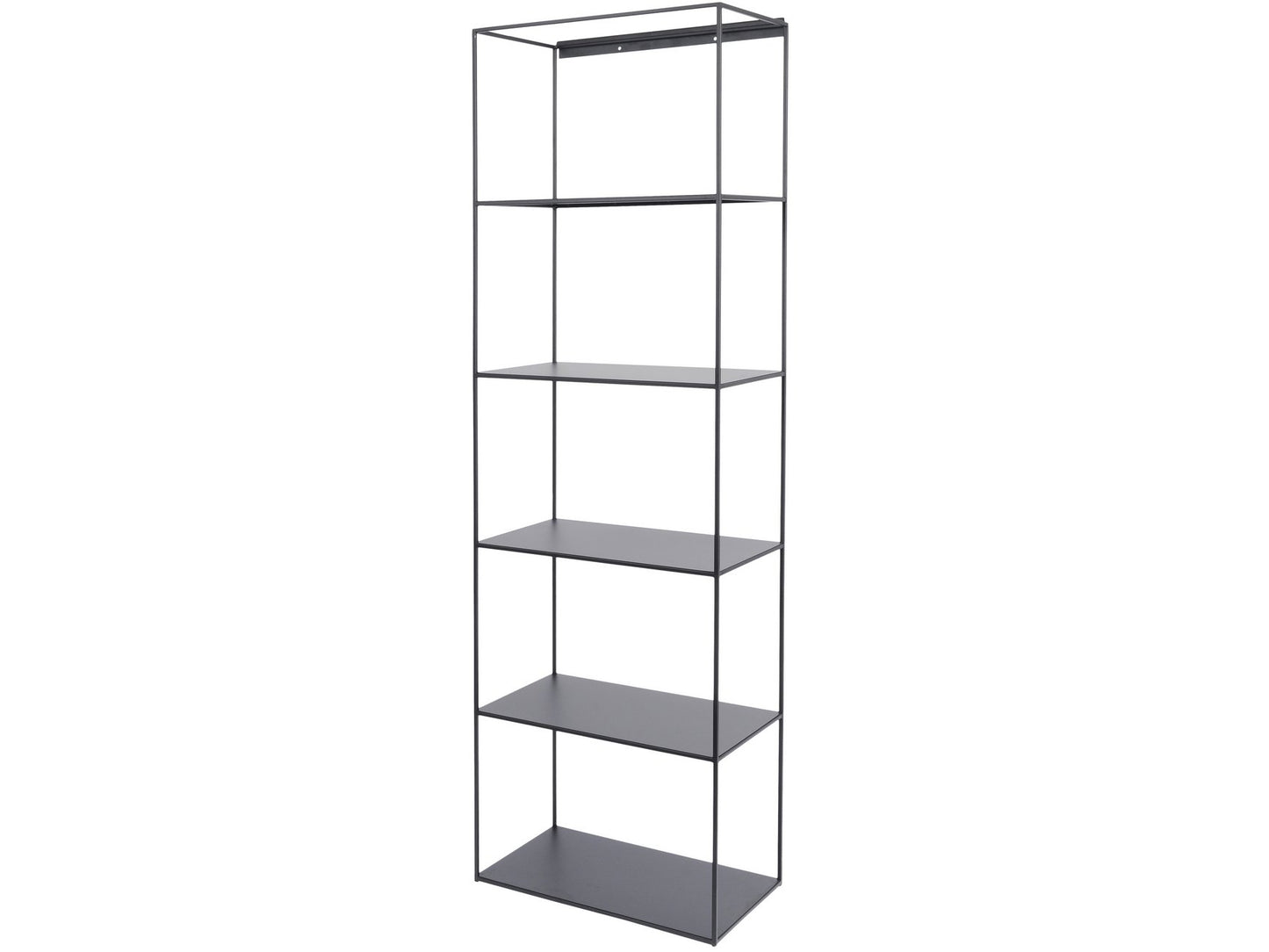 Chancery Black Metal Shelving Unit