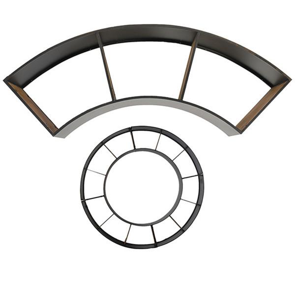 A&B Home Radial Curve Wall Shelf