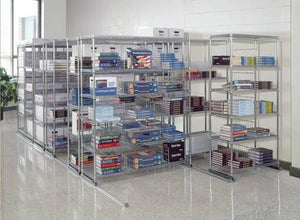 X5 Lite Storage Solution System, Shelf Size: 24" X 36", Overall: 158" X 38" X 74"