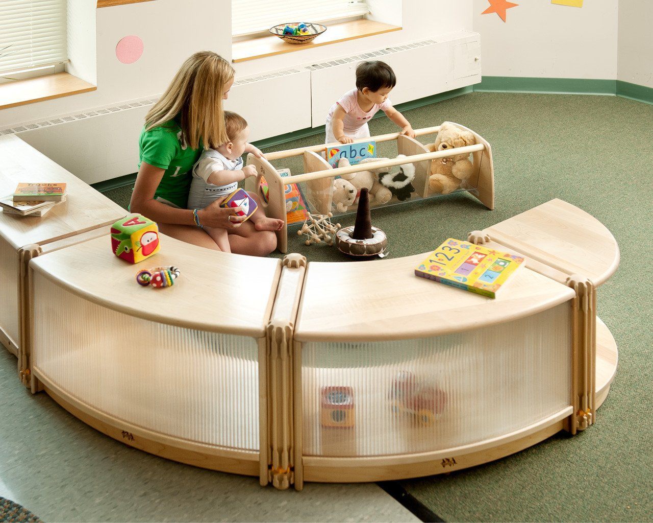 Corner Shelf Units by Community Playthings