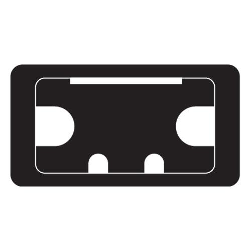 Cable tidy insert black