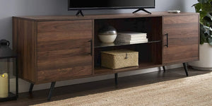 Prepare for an 80-inch TV with Walker Edison’s Saxon Mid-Century Stand at $185 (Reg. $249)