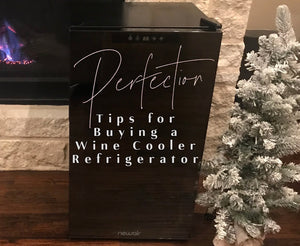 Tips for Buying a Wine Cooler Refrigerator + Why We Chose the NewAir Shadow Series Wine Cooler (NWC034BK00)