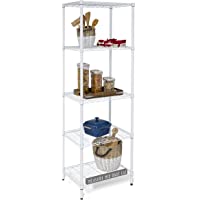 Honey-Can-Do 5-Tier 250 lbs White Shelving Unit, 24W x 18D x 72H only $62.21