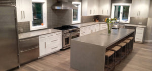 Having trouble deciding on what kind of countertop to place in your new kitchen? Concrete is a very popular and durable option that offers a lot of versatility in terms of customization