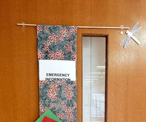 Emergency Door Curtain Organizer