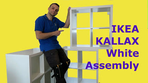 How to assemble IKEA KALLAX shelving unit white