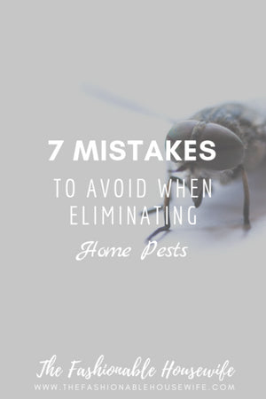 7 Mistakes to Avoid When Eliminating Home Pests