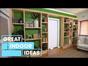 This week Adam shows us how to add some storage and style into your room with a feature wall – of shelves! This easy DIY project is fun and functional and it's ...
