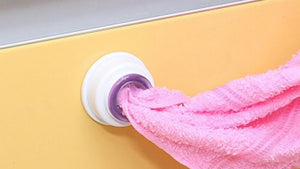 1PCS Towel Rack Convenient Kitchen Storage Hooks Washing Cloth Hanger Dish Cloth Rack Sucker Wall Window Bathroom Tool Check here ...