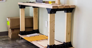 Workbench & Shelving Storage System Frame Only $46.92 Shipped on Amazon (Regularly $77) | Lumber Not Included