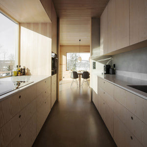 Fourteen space-efficient galley kitchens with plenty of storage