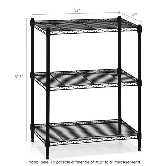 Furinno 3-Tier Wire Shelving WS15002