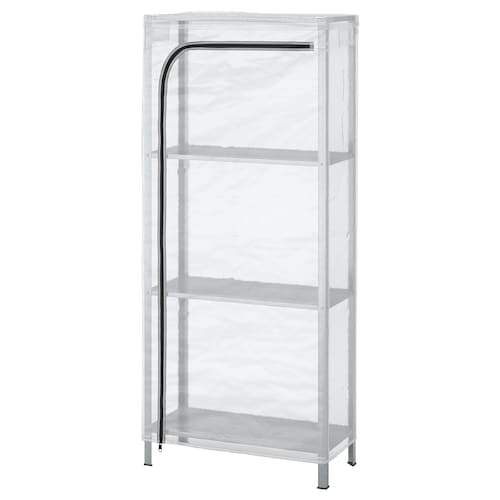 IKEA Shelving unit with cover,
 60x27x140 cm No11877
