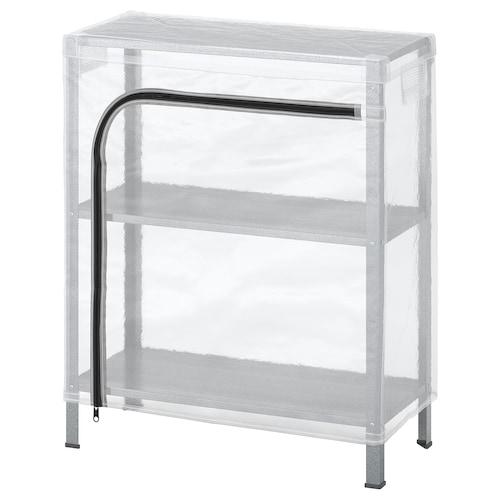 IKEA Shelving unit with cover,
 60x27x74 cm No11906