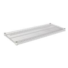 Alera® Industrial Wire Shelving Extra Wire Shelves, 48w x 18d, Silver, 2 Shelves/Carton