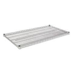 Alera® Industrial Wire Shelving Extra Wire Shelves, 48w x 24d, Silver, 2 Shelves/Carton