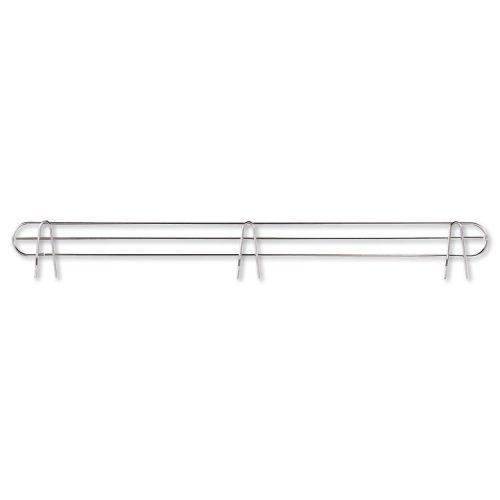Alera® Wire Shelving Back Support, 36″ Wide, Silver, 2 Supports/Pack