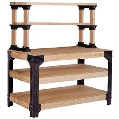 Workbench Shelving Unit Potting Bench Storage System