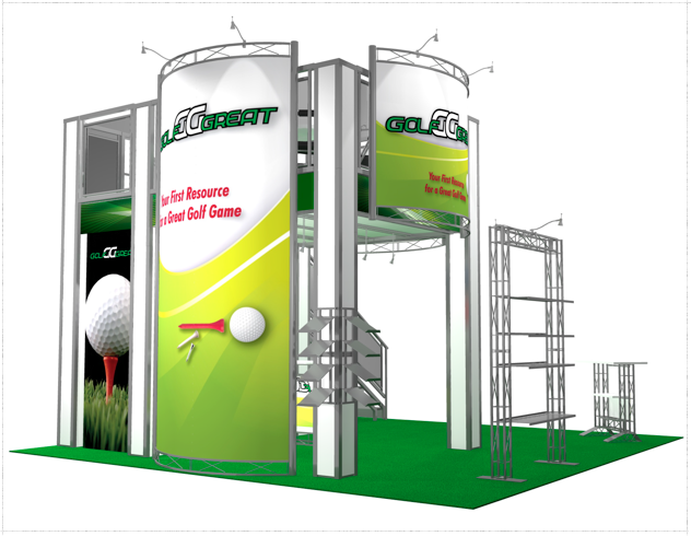 Double-Deck Truss Trade Show Booths & Displays