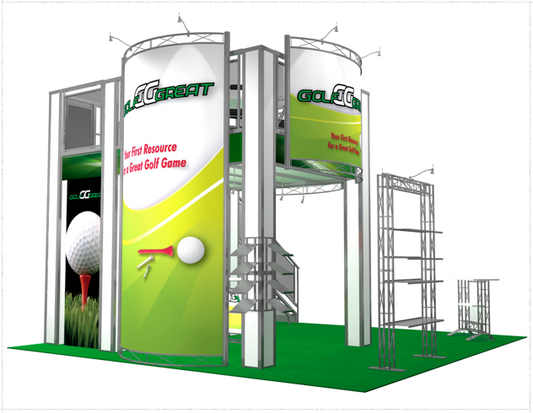 Double-Deck Truss Trade Show Booths & Displays