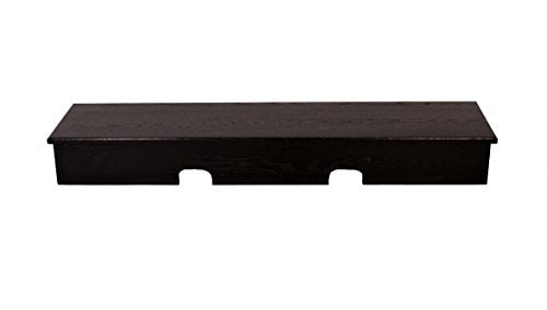 Black X-Large Smooth Top Sound Bar TV Riser 53x13x6 outside-50x12x5 1/4 Inside