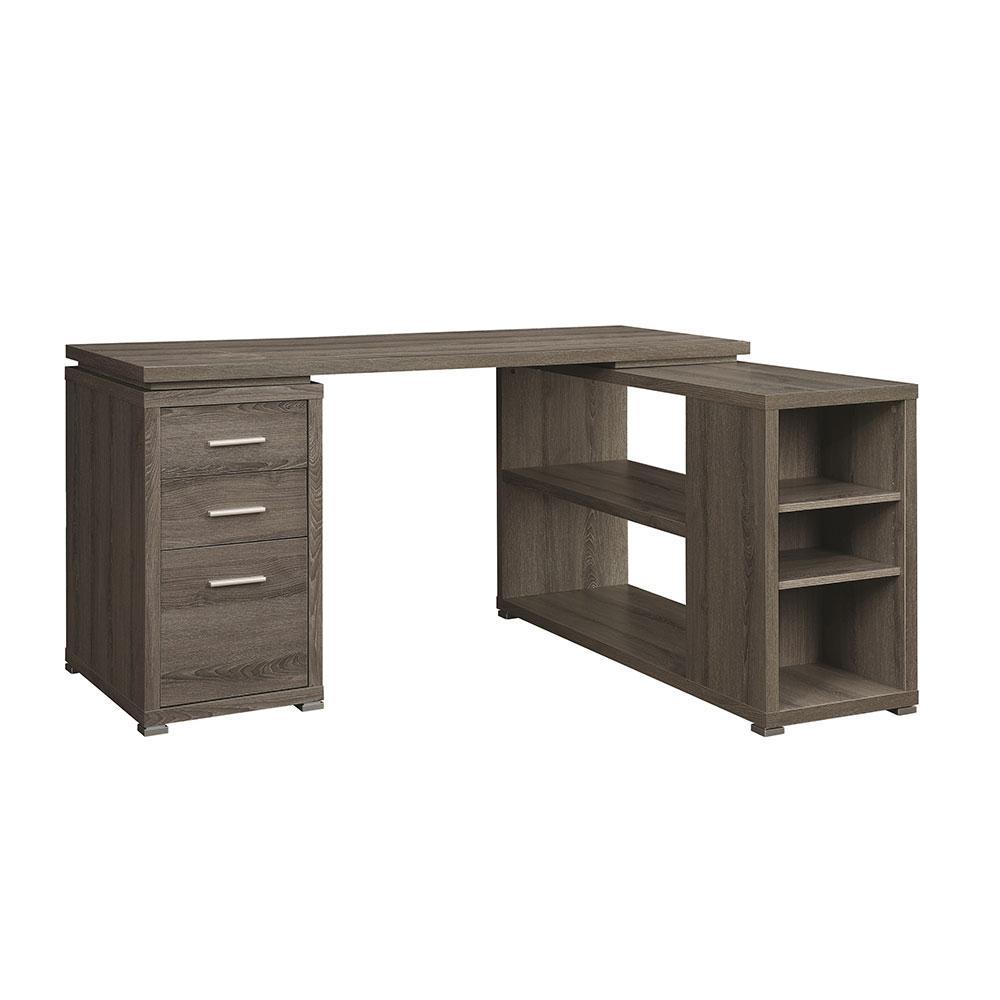 Corner Desk with Shelving Unit