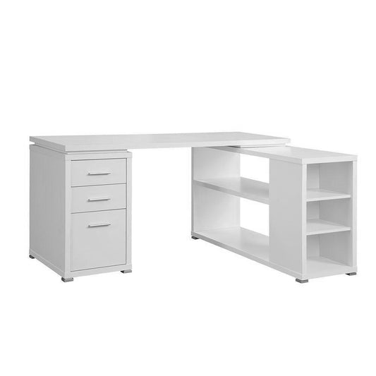 Corner Desk with Shelving Unit