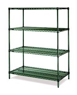 Metro N316K3 Shelving Rack with 4 Super Erecta Wire Shelves, Metroseal 3, 18" x 24" x 63"