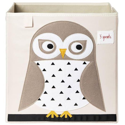 3 Sprouts Storage Box Owl