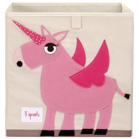 3 Sprouts Storage Box Unicorn