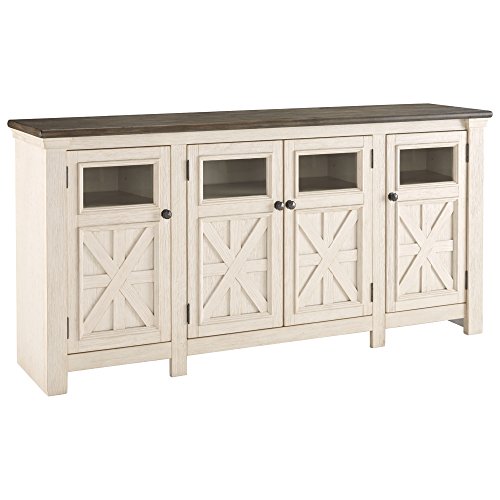 Signature Design by Ashley Bolanburg Extra Large TV Stand Two-Tone