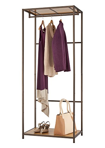 Trinity |30" x 20" x 72"| Bamboo Garment Rack| Bronze Anthracite