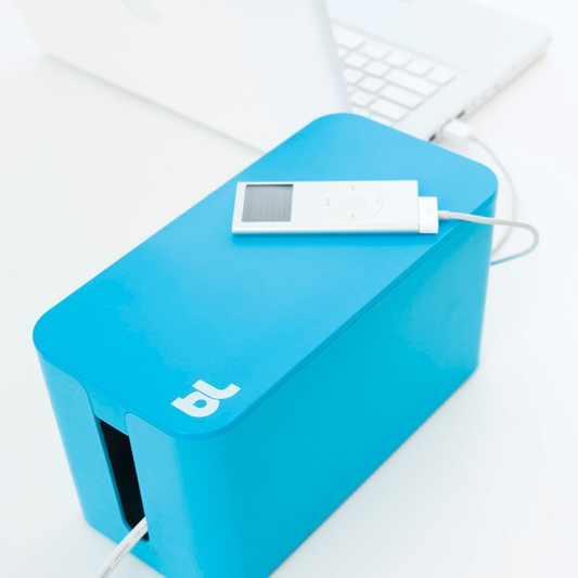 BlueLounge Cablebox Mini, Blue