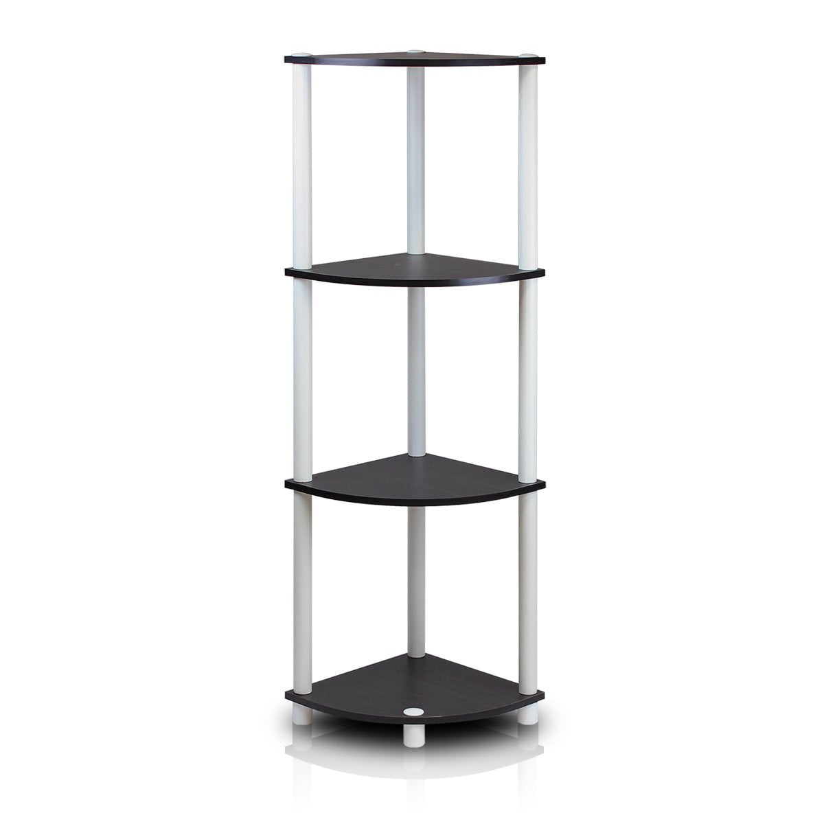 Furinno 4-Tier Multipurpose Shelving Unit 12078GYW/BK