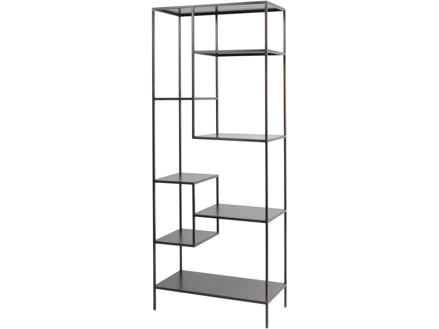 Fitzroy Bronze Metal Modular Shelving Unit