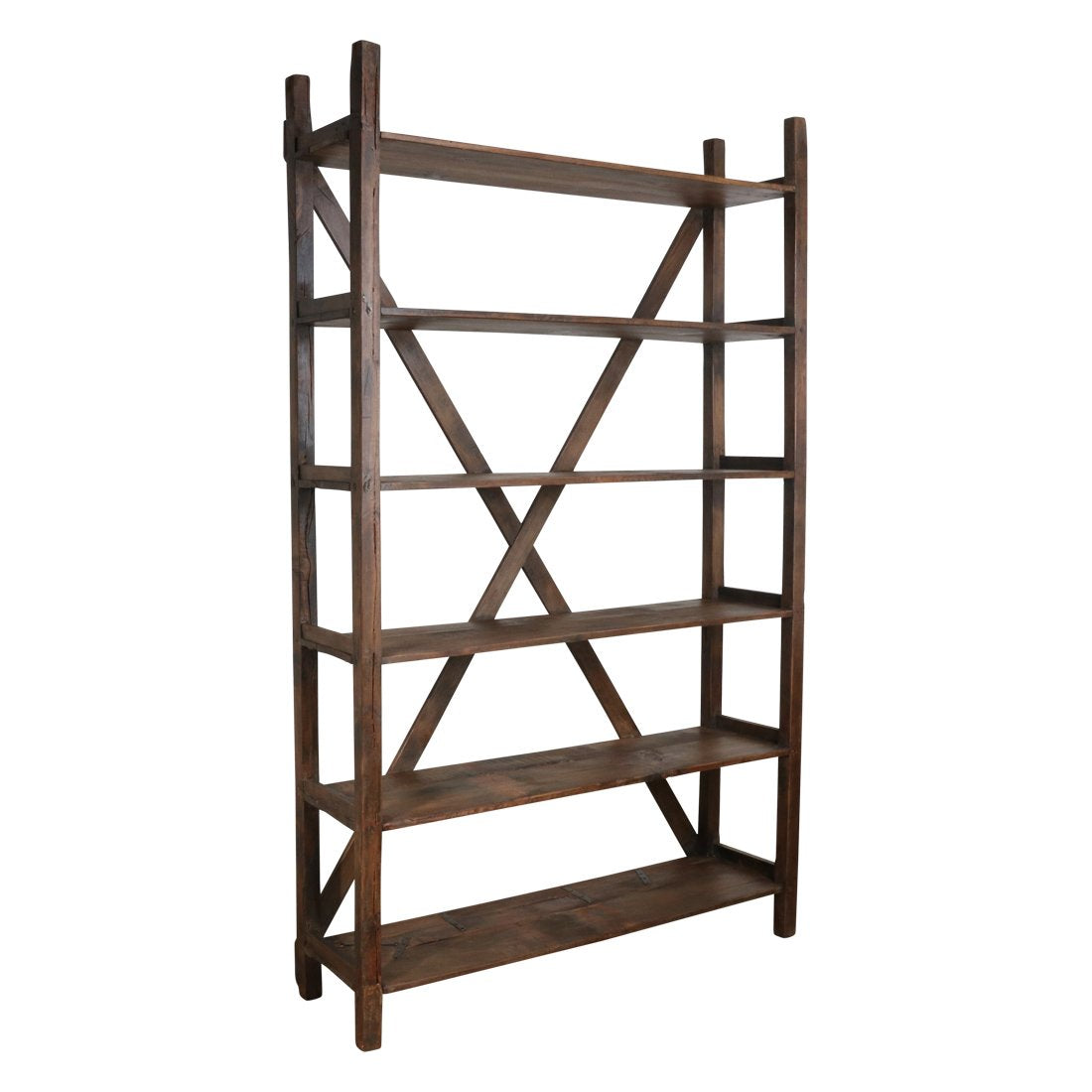 Shelving Unit - 6 Shelves - Teak