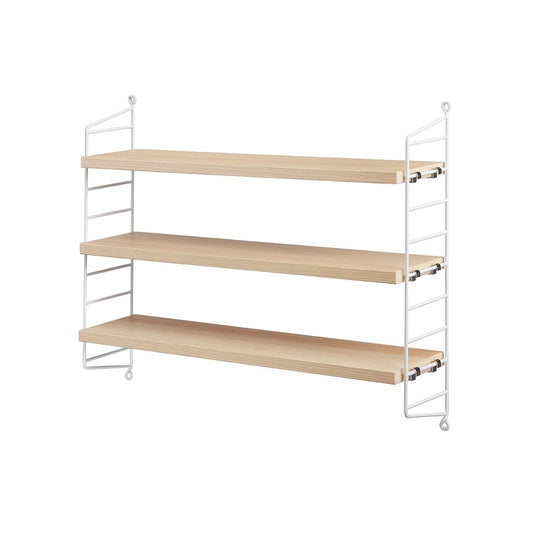 String Pocket shelf - White/ash