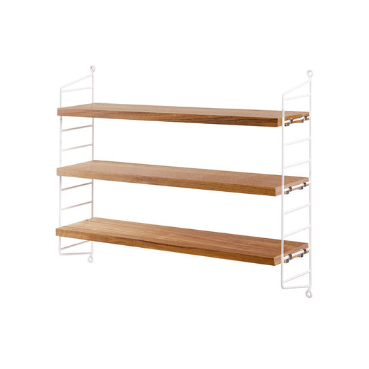 String Pocket shelf - White/Oak