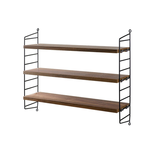 String Pocket Shelf - Walnut/Black