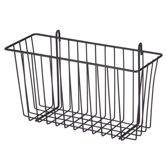 Black Wire Shelving Basket