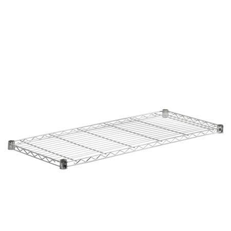 16x36 Steel Shelf with 250lb Weight Capacity, Chrome