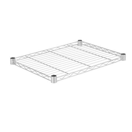 18x24-Inch Steel Shelf with 250-lb Weight Capacity, Chrome