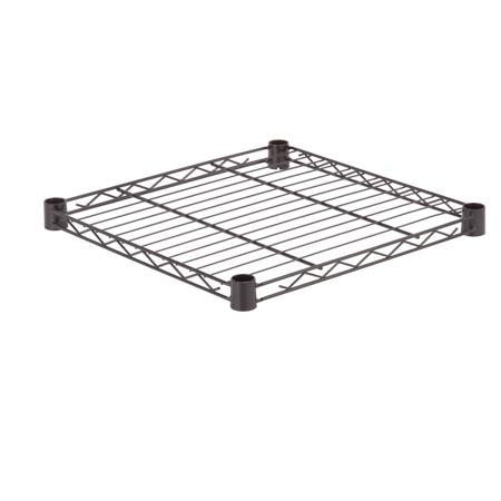 Steel Shelf-350lb black 18x18