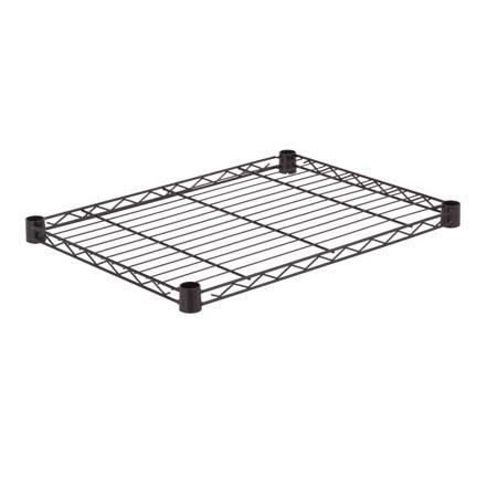 18x24-Inch Steel Shelf with 350-lb Weight Capacity, Black