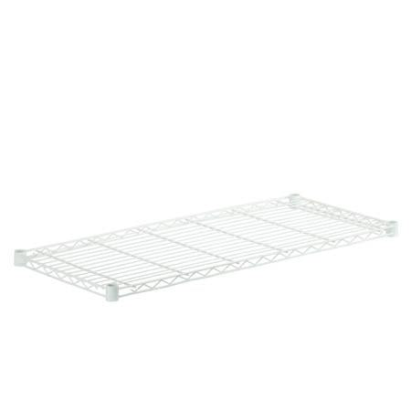 16x36 Steel Shelf with 350lb Weight Capacity, White