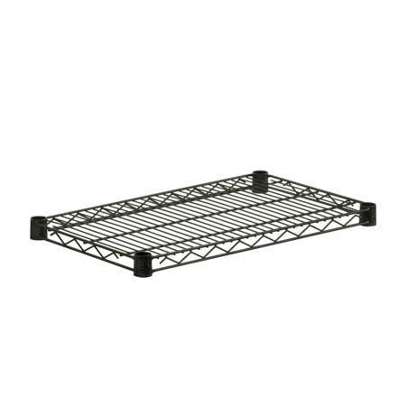 14x36-Inch Steel Shelf with 800-lb Weight Capacity, Black